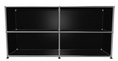 USM Haller Buffet Ouverts Noir graphite  - FAST DELIVERY